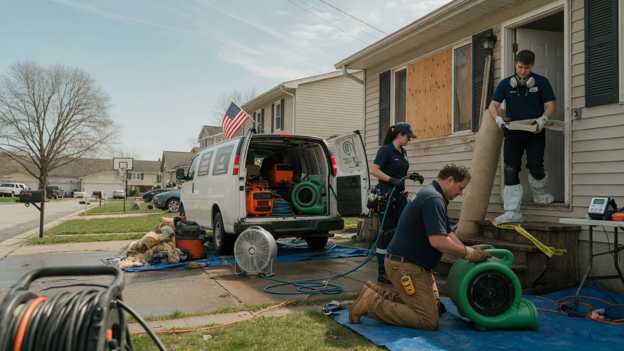 Water Damage Restoration in Lejunior, KY near me